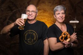 Bier, Brezel und Weißwurst